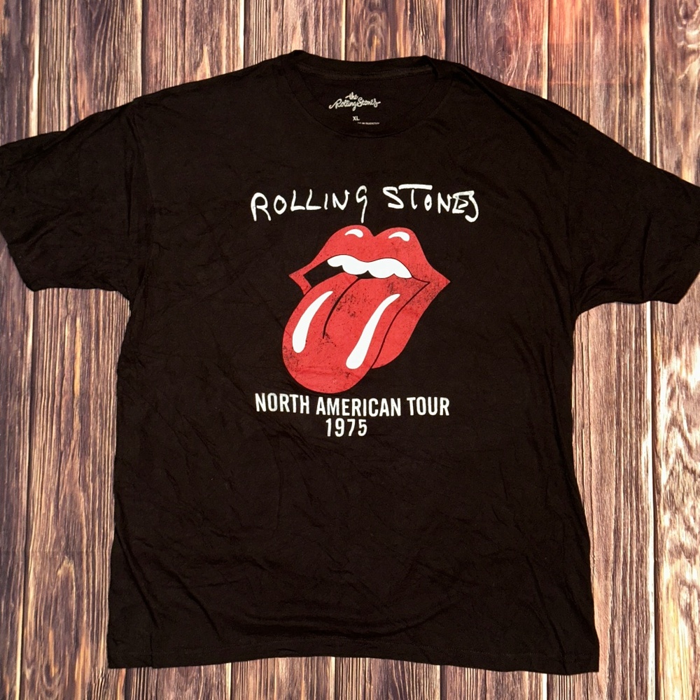 Vintage Rolling Stones 1975 North American Tour shirt